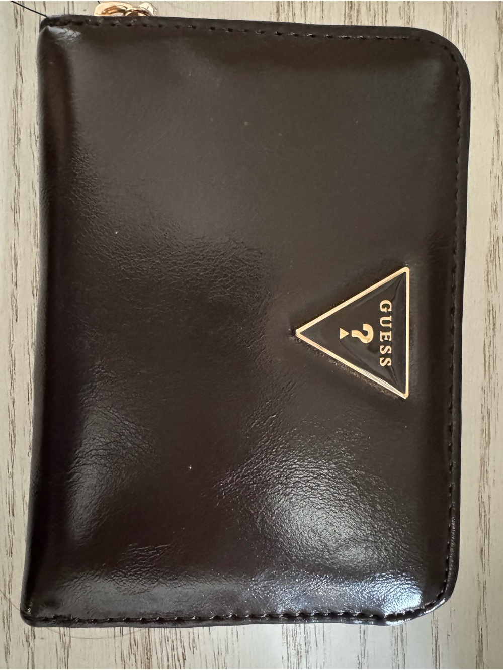 GUESS Women's Eco Gemma Medium Wallet Brown Chocolate NWT $50